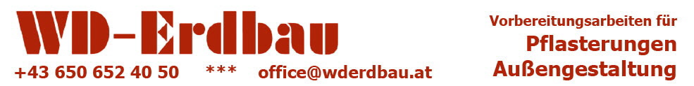 WD-Erdbau - Werner Kukovec - Ihr verl�sslicher Partner!